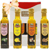 LIQUIDATION! Basso 1904 Infused Extra Virgin Olive Oil Gift Set – 4 x 8.5 fl. oz (250 ml) Best By 01/2026