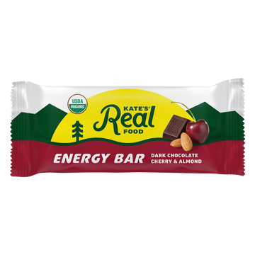 Kate's Real Food Dark Chocolate and Cherry Energy Bars, 12-Pack, 2.2 Oz Each