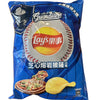 Lay’s Guardians Cheesy Pizza Chips – Fubon Guardians collab with rich cheese & basil flavor. (Taiwan)