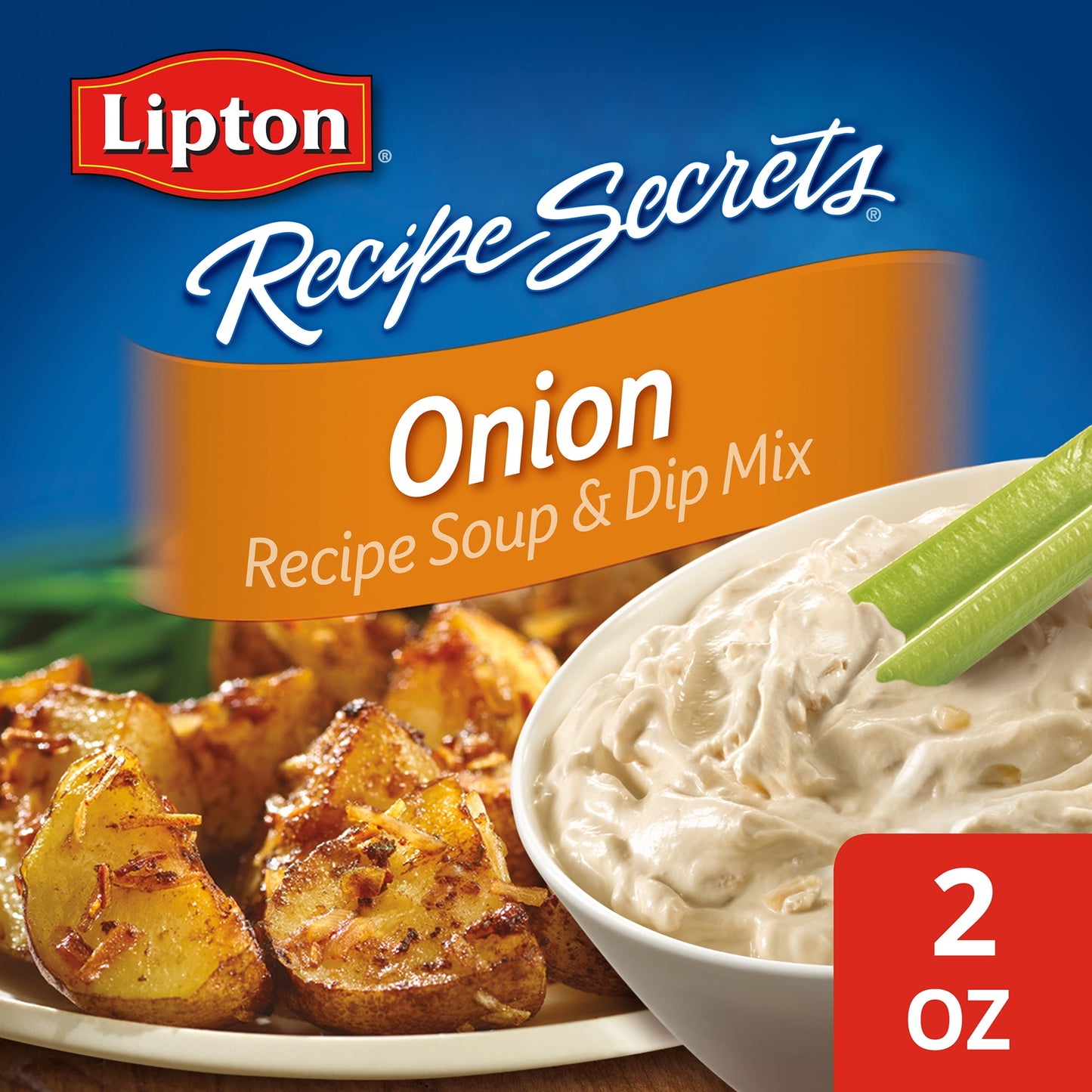 Lipton Recipe Secrets Onion Dry Soup And Vegetable Dip Mix, 2 Oz, 2 Pack