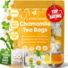 Chamomile Tea Bags, 100% Natural Chamomile, Freshly Picked, Naturally Dried Chamomile, Hand-made, Biodegradable Tea Bag