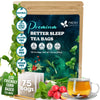 Premium Better Sleep Herbal Tea | Special Herbal Sleep Tea, Caffeine-Free Loose Leaf Blend with Spearmint Leaves, Lemongrass Leaves, and Hawthorn Berry – Naturally Refreshing and Aromatic.