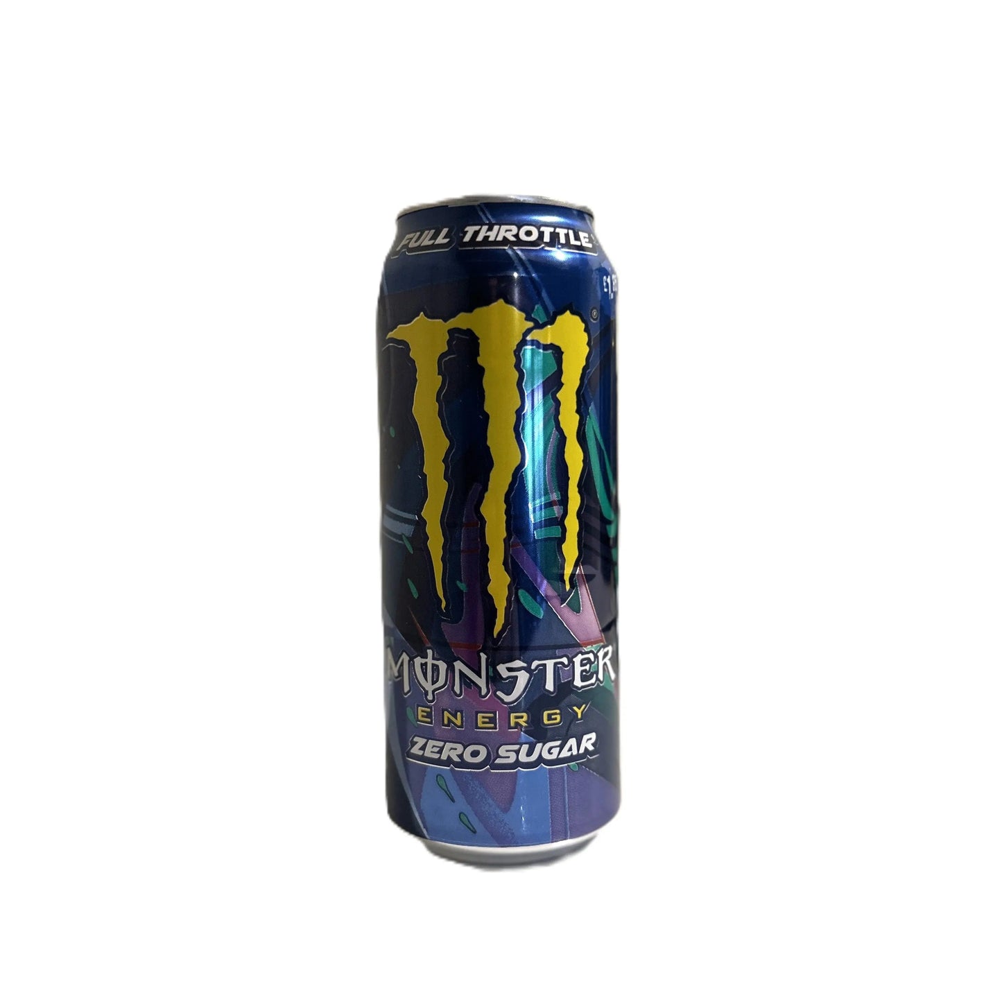 Monster Full Throttle Zero Sugar Energy Drink – Peach & Nectarine Flavor (Sweden)