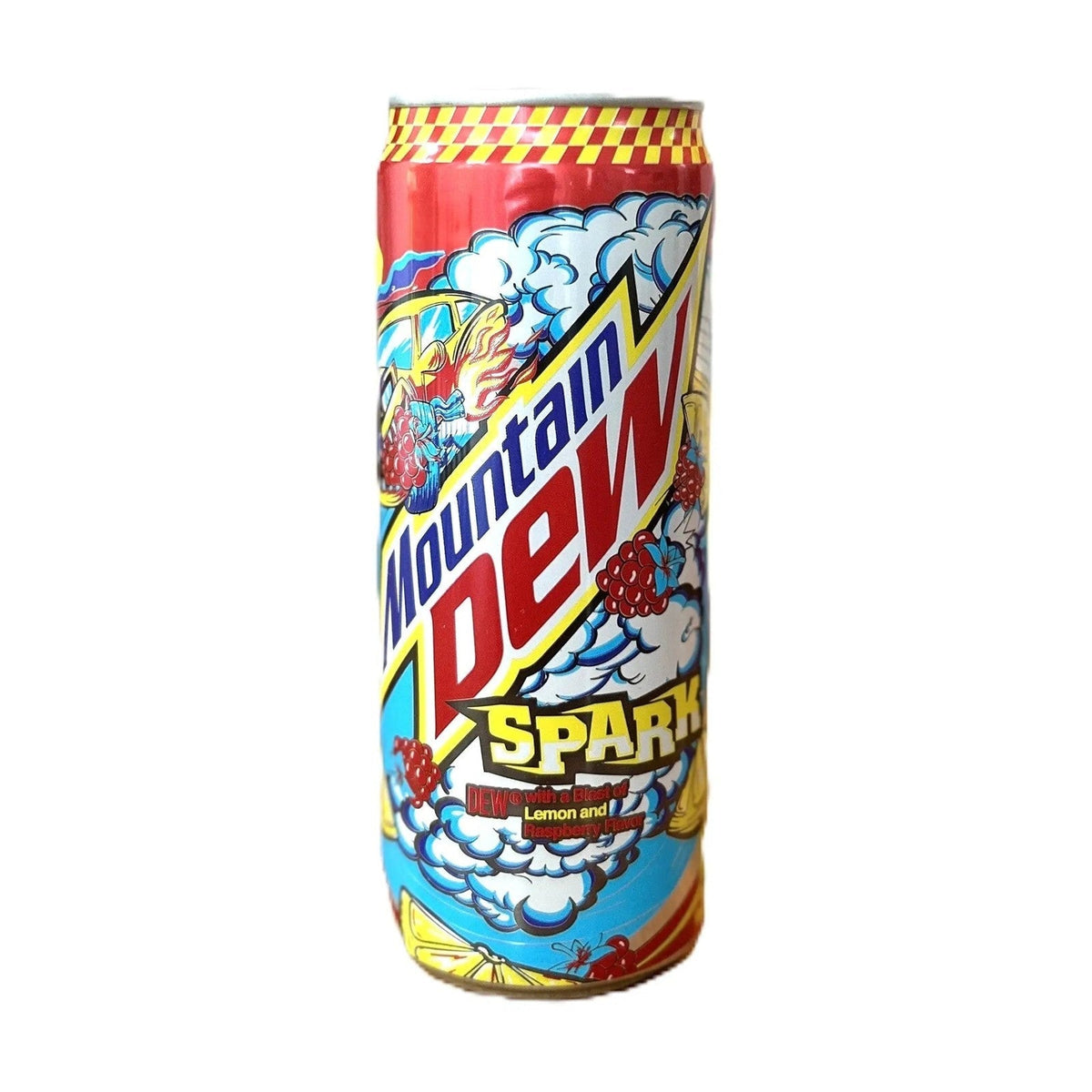 Mountain Dew Spark – Raspberry Lemonade Flavored Soda 330mL Can (Poland)