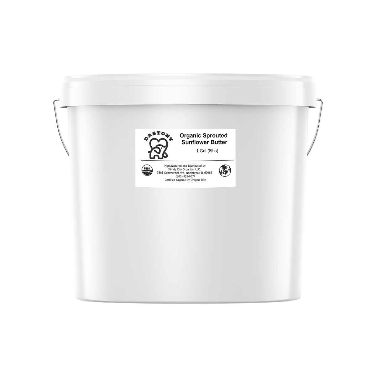 Organic Stone Ground Sprouted Sunflower Seed Butter - 1 Gallon