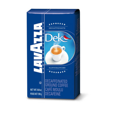 Dek Espresso Decaffeinated Roast Ground Coffee by Lavazza for Unisex - 8.8 oz Coffee