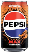 Pepsi Max Tropical – Zero Sugar Tropical Cola Soda (UK)