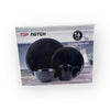 Top Notch – Black 16-Piece Dinnerware Set