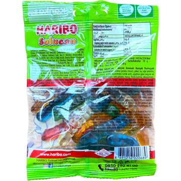 Haribo Gummy Worms Candy Halal Beef Gelatin 150g