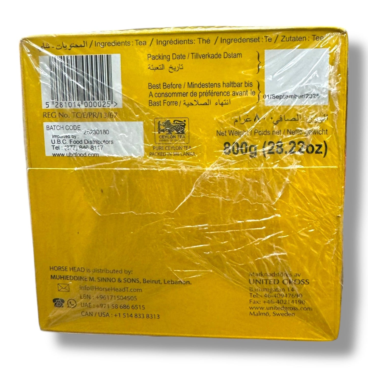 Premium Ceylon Tea Horse Head® 800g