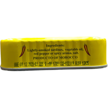 Alshark Moroccan Sardines in Spicy Oil 120g