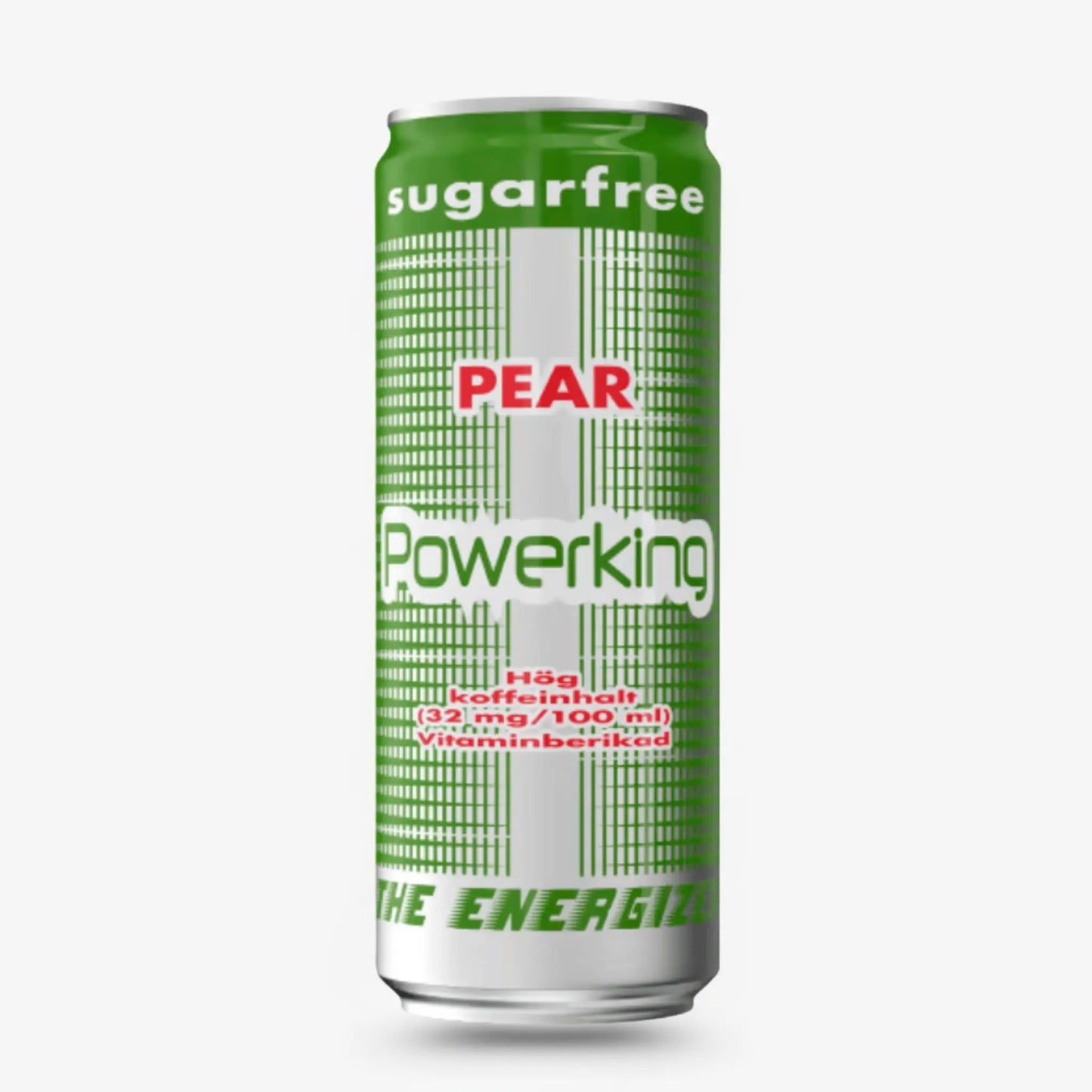 Powerking Pear Sugar-Free Energy Drink – Zero Sugar Imported Energy Drink (Sweden)