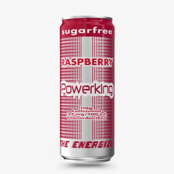Powerking Raspberry Zero Sugar Energy Drink – Zero Sugar Raspberry Energy Drink (Sweden)