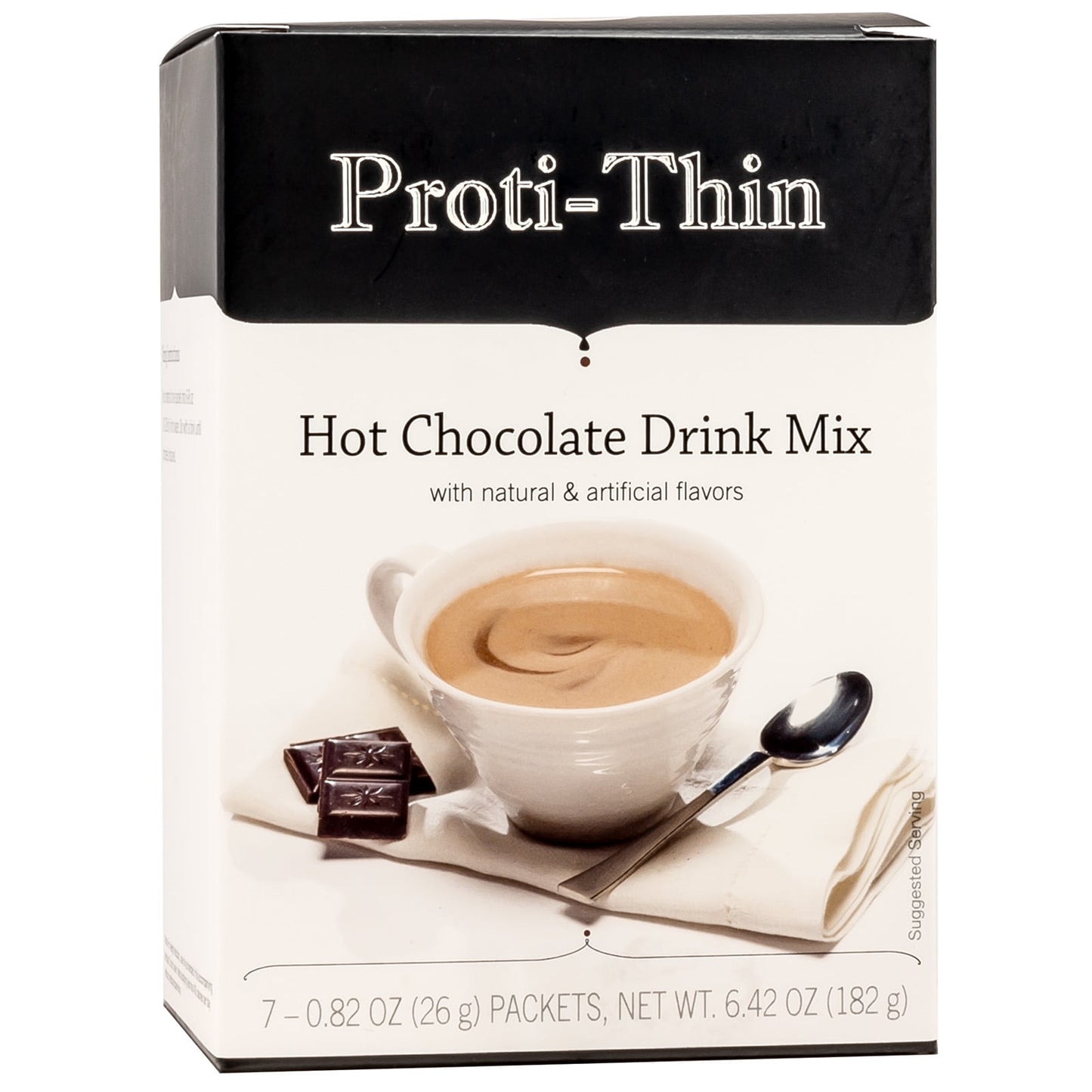 Proti-Thin - Protein Diet Hot Drink - 15G Protein - Low Calorie - Low Carb - Hot Chocolate