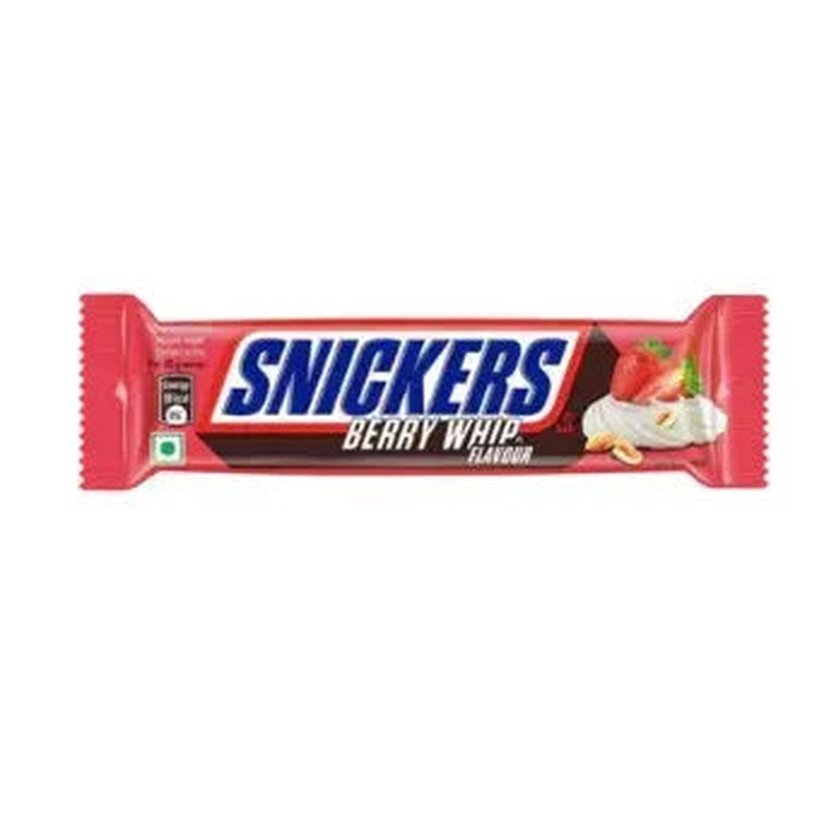 Snickers Berry Whip Chocolate Bar – Strawberry Cream Snickers Candy (India) **HEAT DAMAGED**