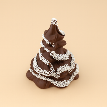 3D Christmas Tree with Nonpareils