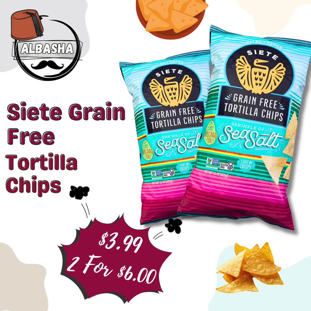Siete Foods Grain Free Tortilla Chips – Sea Salt Family Pack