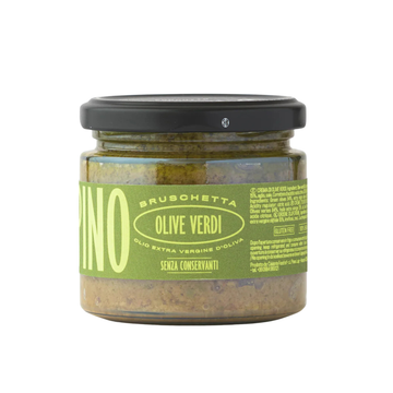 Famiglia Crispino Green Olive Bruschetta Spread — Tapenade Style Italian