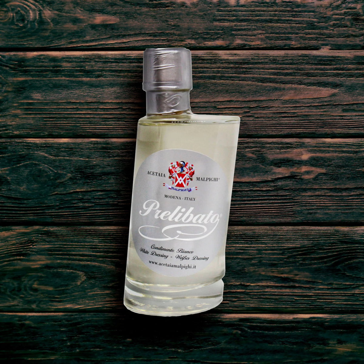 Acetaia Malpighi Prelibato White Balsamic Vinegar — Premium Italian Condimento Bianco