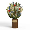 Fin-tastic Fish 12”H x 8.5”W Bouquet, Vase, Decor