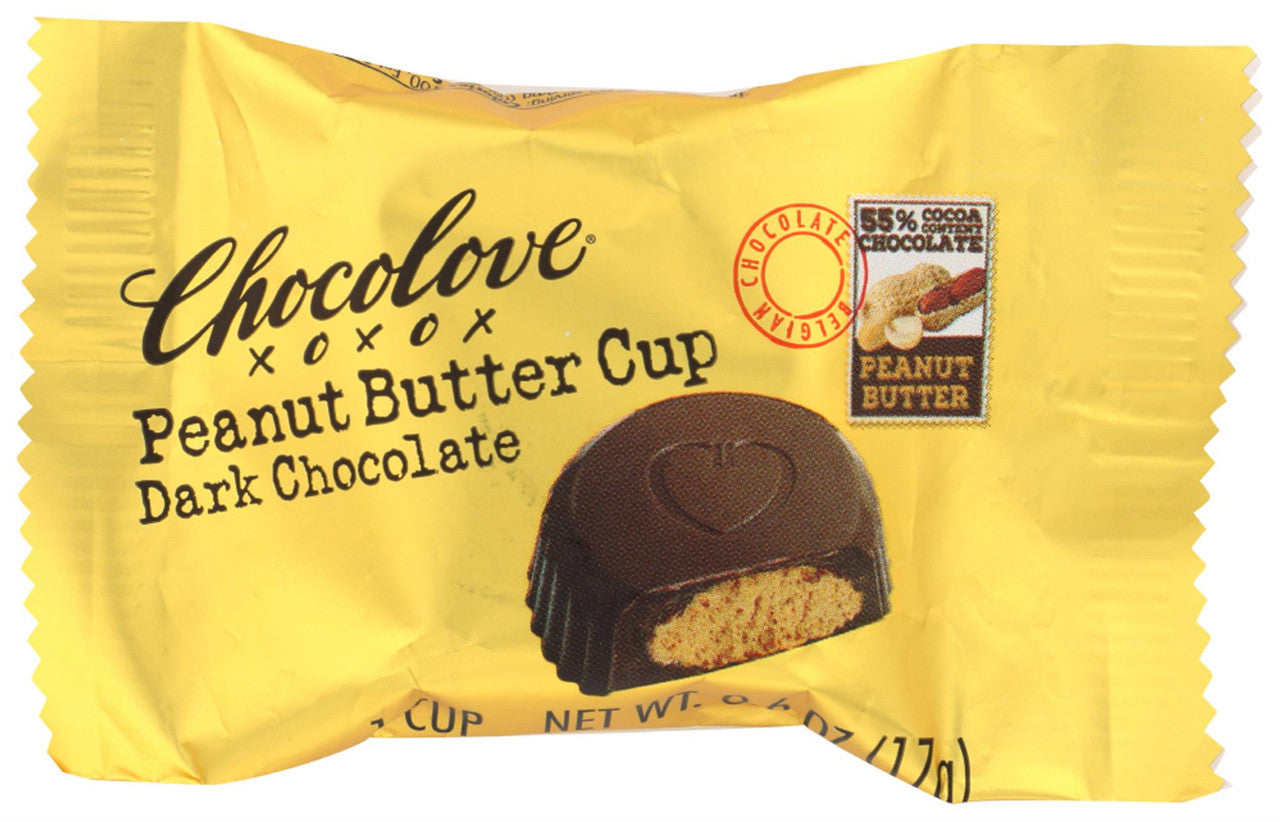 CH LOVE PBTR DK CHOC CUP ( 50 X 0.6 OZ )