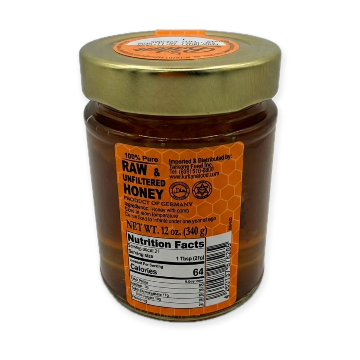 Raw & Unfiltered Honey with Comb (340g)