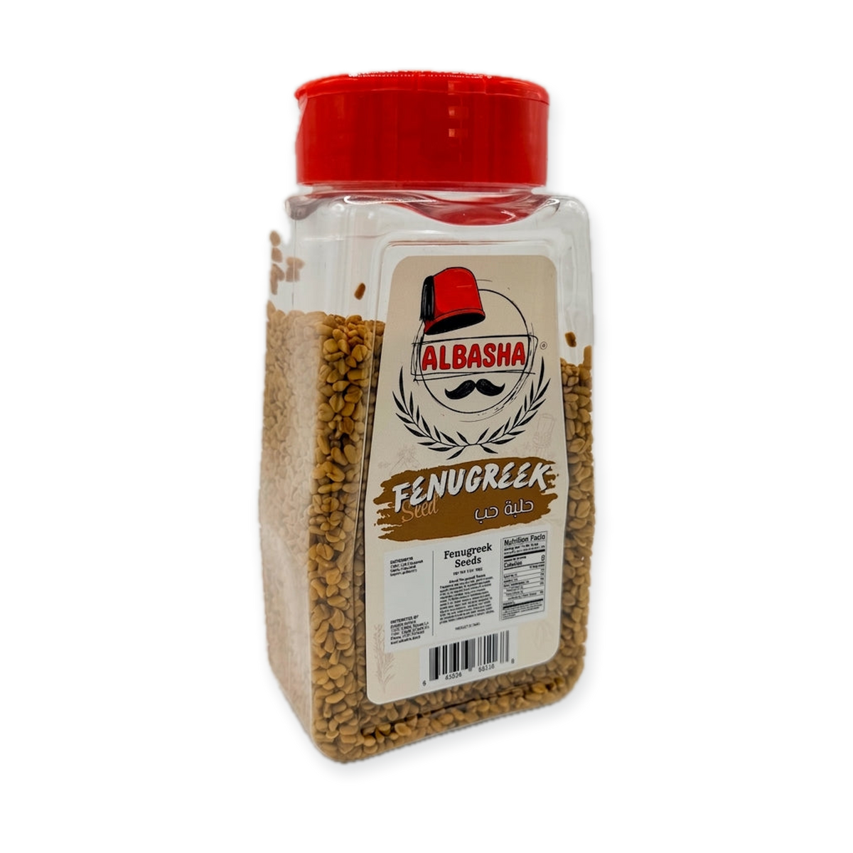 AlBasha Fenugreek Seeds - Premium Whole Spice for Cooking & Brewing
