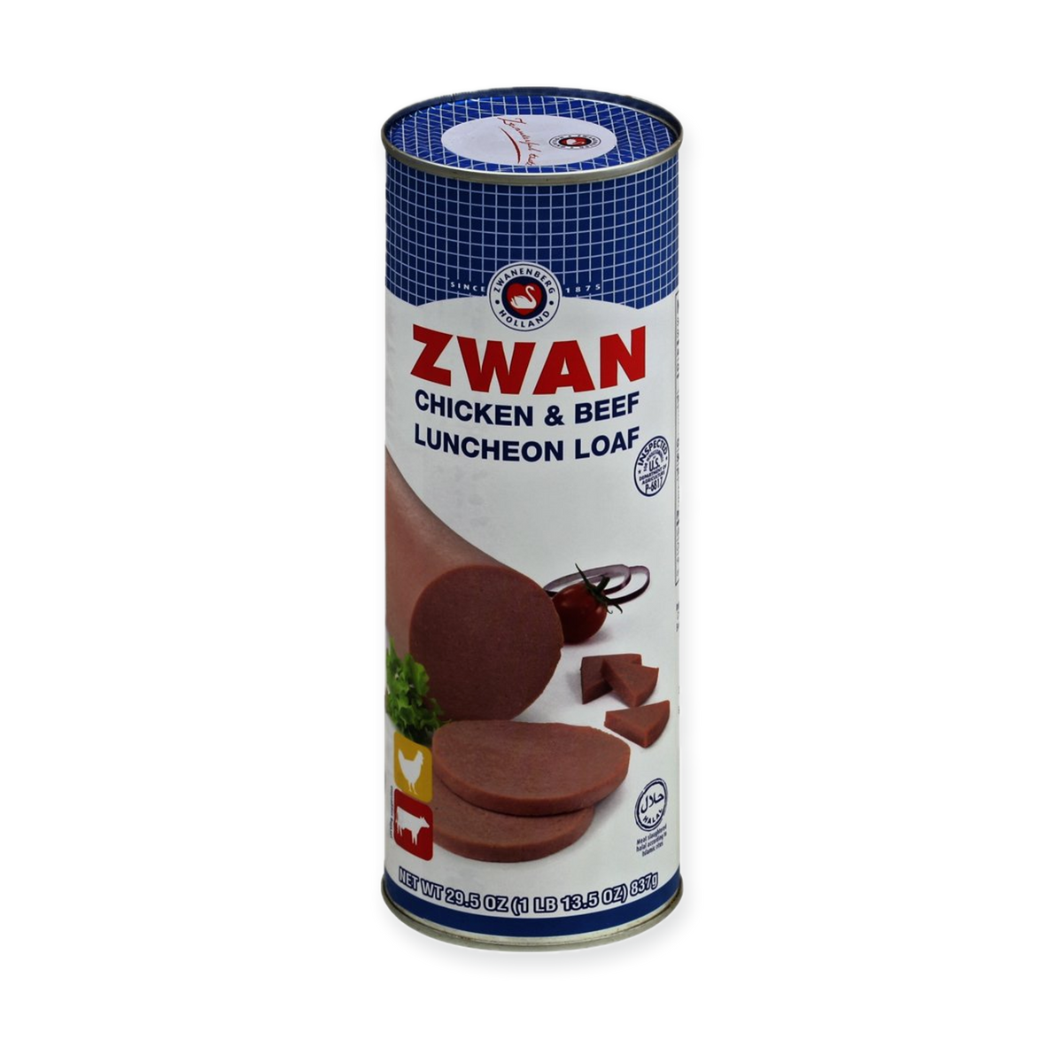 Zwan Chicken & Beef Luncheon Loaf — Halal Ready-to-Eat