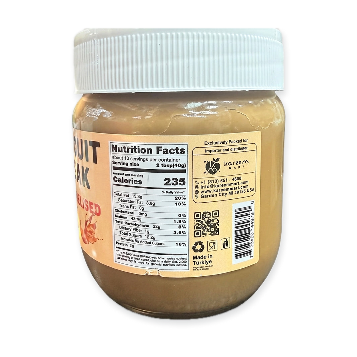 Biscuit Break Caramelised Biscuit Spread 13.4 oz - Smooth Cookie Butter
