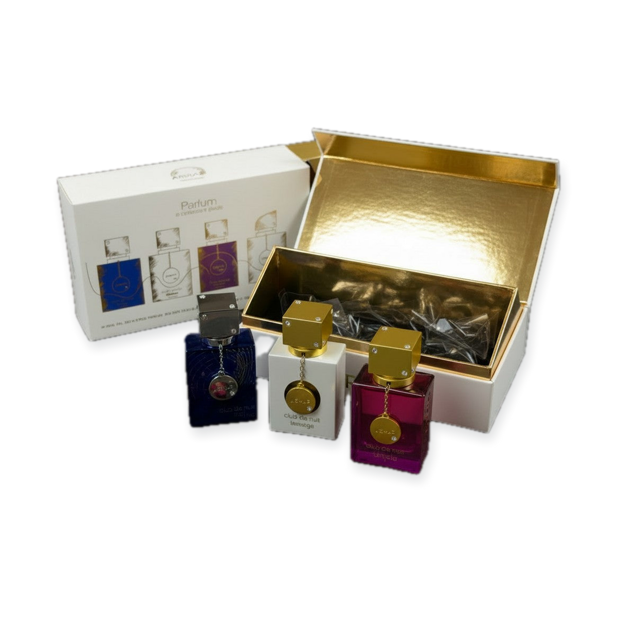 Armaf Club de Nuit Parfum Gift Set — Iconic + Impériale + Untold (3x30ml)