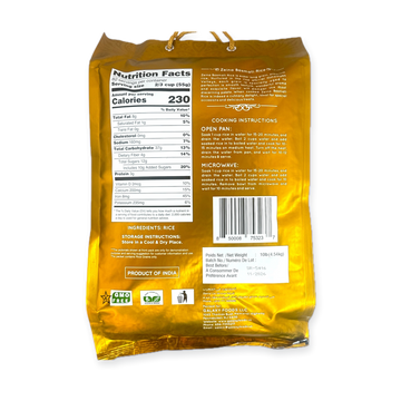 Zeina Extra Long Sella Basmati Rice 10LB - Aromatic, Fluffy, Ideal for Pilafs and Biryanis