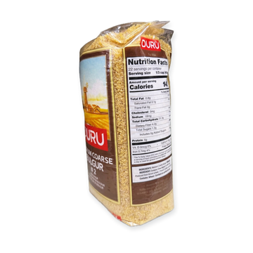 Duru Medium Coarse Bulgur #2 - Premium Turkish Wheat for Pilafs