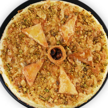 Andy Anand Sugar-Free Baklava Cheesecake, 9-Inch, 2.8 lb – Turkish & California Fusion, Diabetic-Friendly, No Preservatives, Birthday Gift