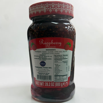 Tunas Raspberry Preserve 800g - Turkish Fruit Spread Jam