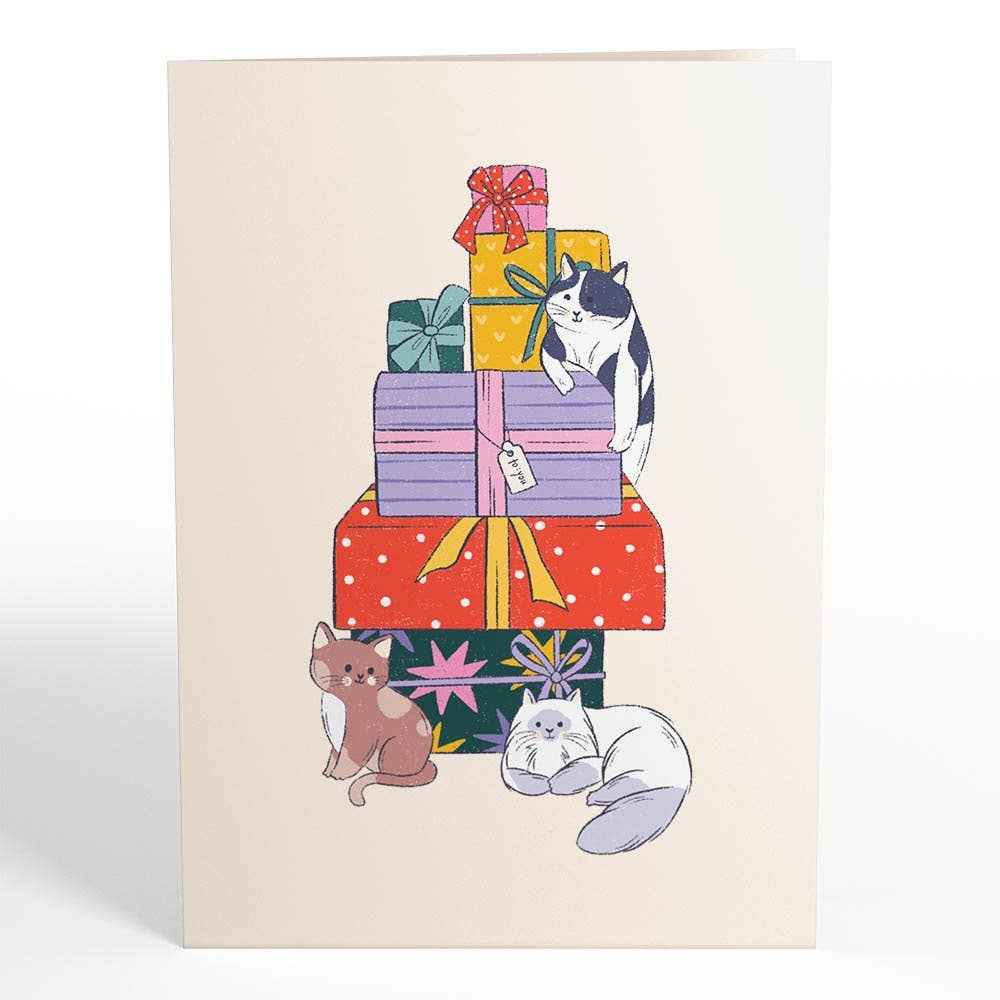 Curious Cats Birthday 5''x7'' Card, Birthday Cards