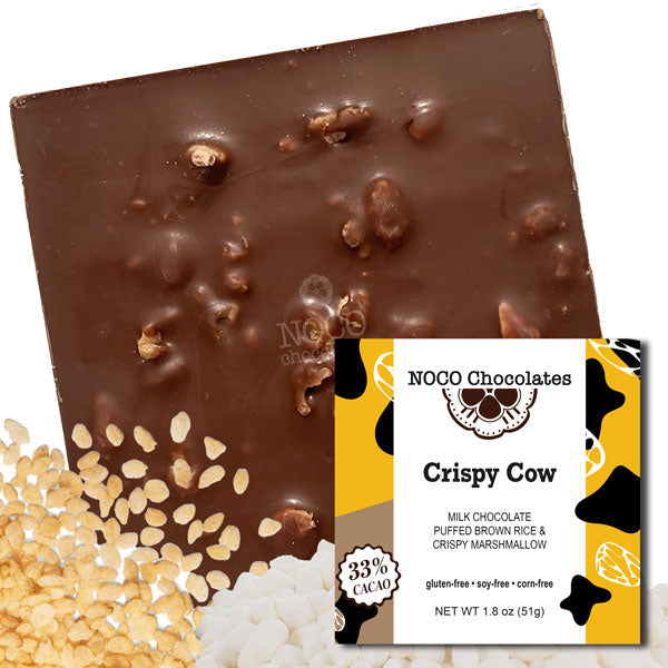 Crispy Cow Milk Chocolate Bar | Crispy Rice & Marshmallow