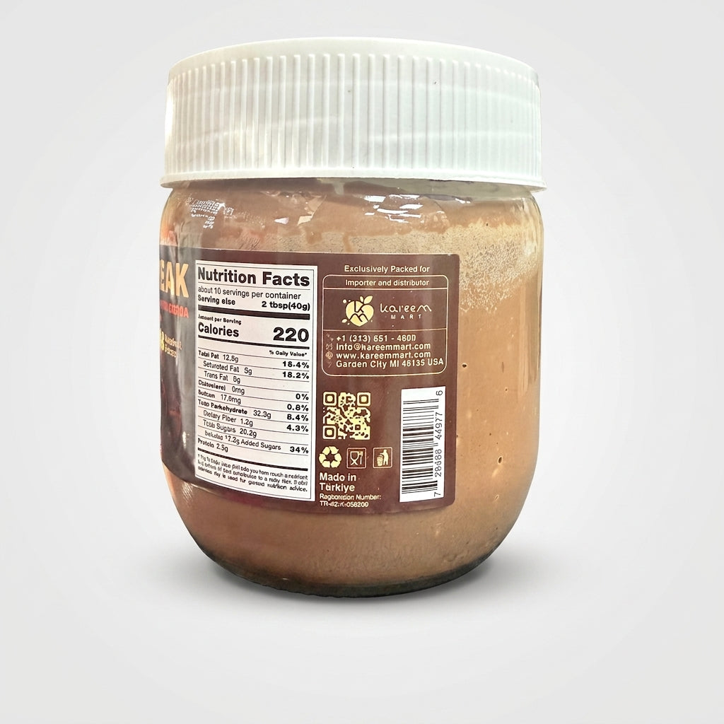 Crunchy Break Hazelnut Spread 400g - Palm Oil Free with Cocoa