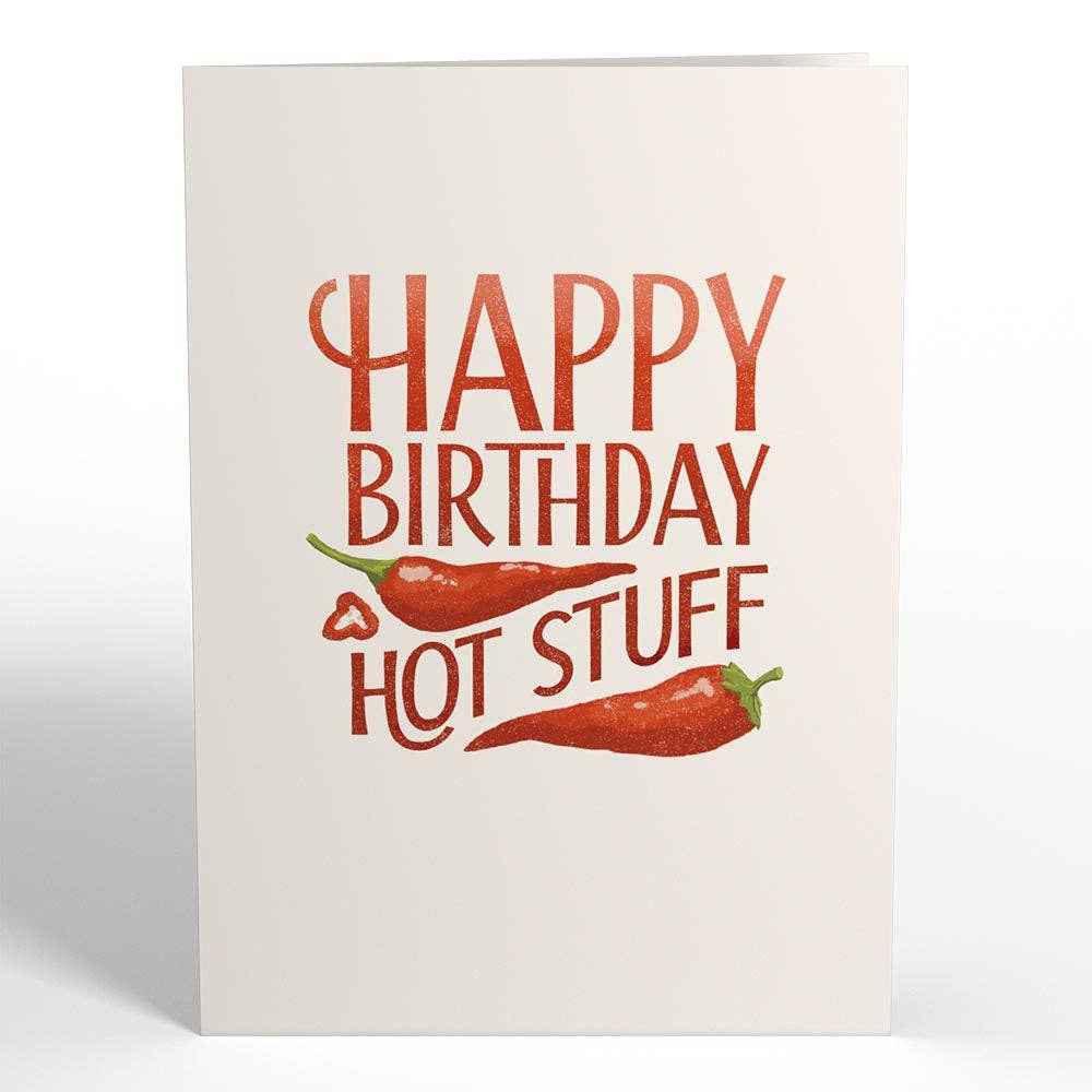 Happy Birthday Hot Stuff 5''x7'' Card, Birthday Cards