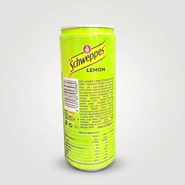 Schweppes Lemon 330ml - Premium Sparkling Citrus Beverage