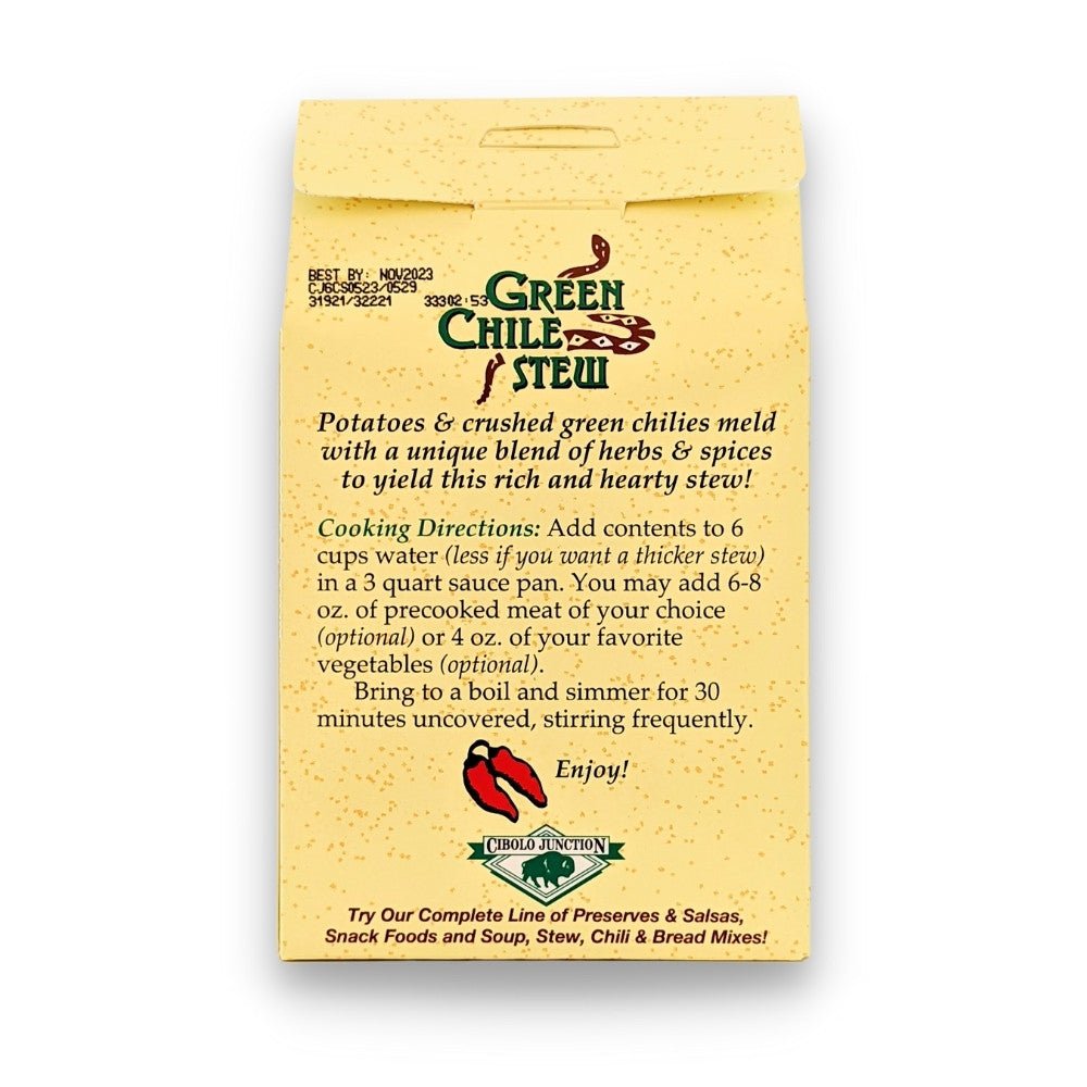 Cibolo Junction Green Chile Stew Mix