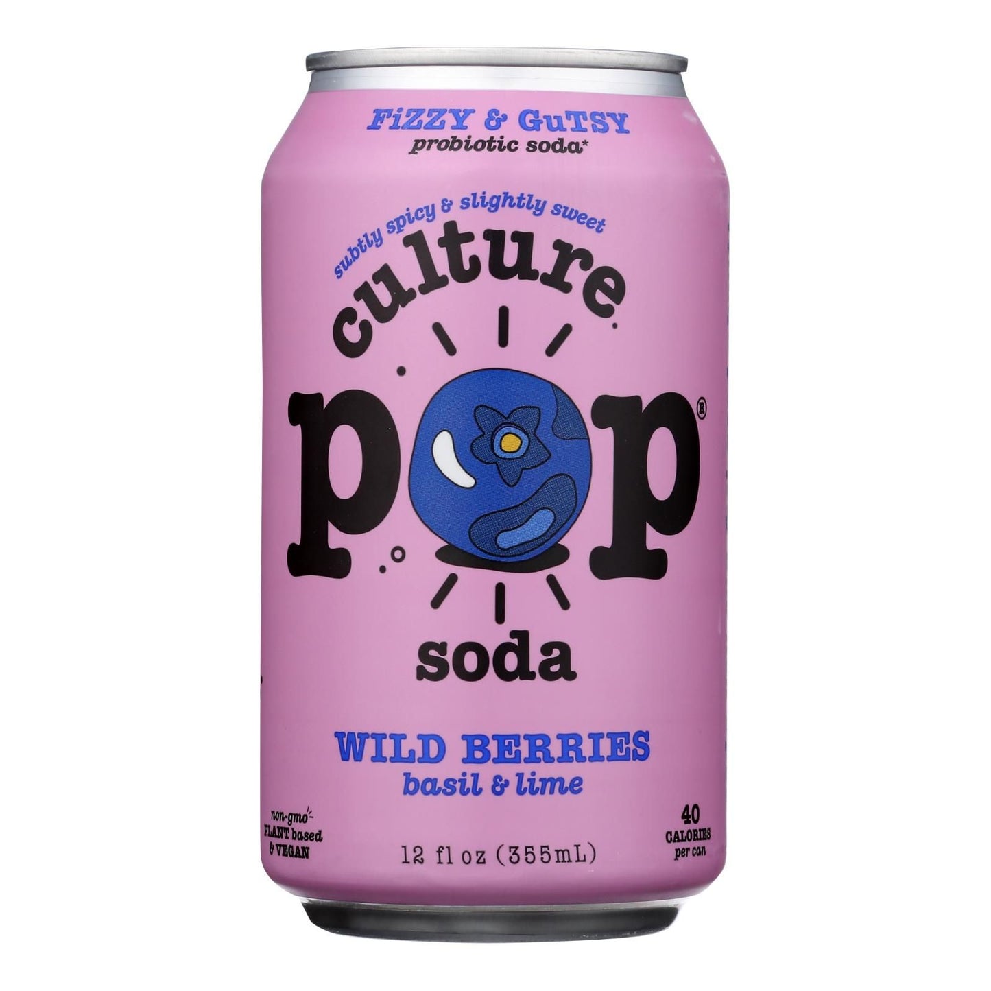 culture Pop Soda - Soda Wild Berries - case Of 6-412 Fz(D0102H54SHJ)