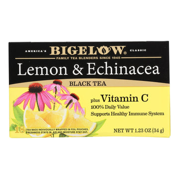Bigelowtea Lemon And Echinacea Black Tea 18Ct