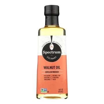 Spectrum Naturals Refined Walnut Oil - Case Of 12 - 16 Fl Oz(D0102H5K042)
