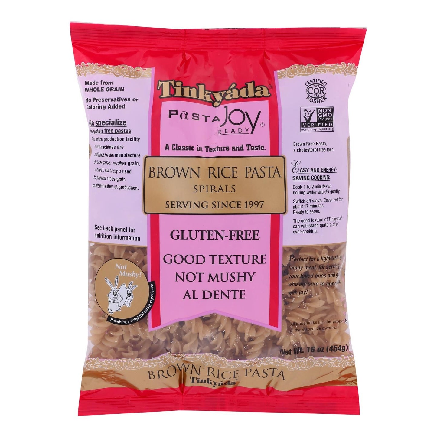 Tinkyada Brown Rice Spirals - case Of 12 - 16 Oz(D0102H5K54X)