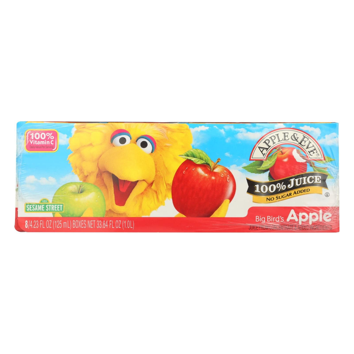 Apple And Eve Sesame Street Big Birds Juice Apple case Of 6 6 Bags(D0102H5KcRP)