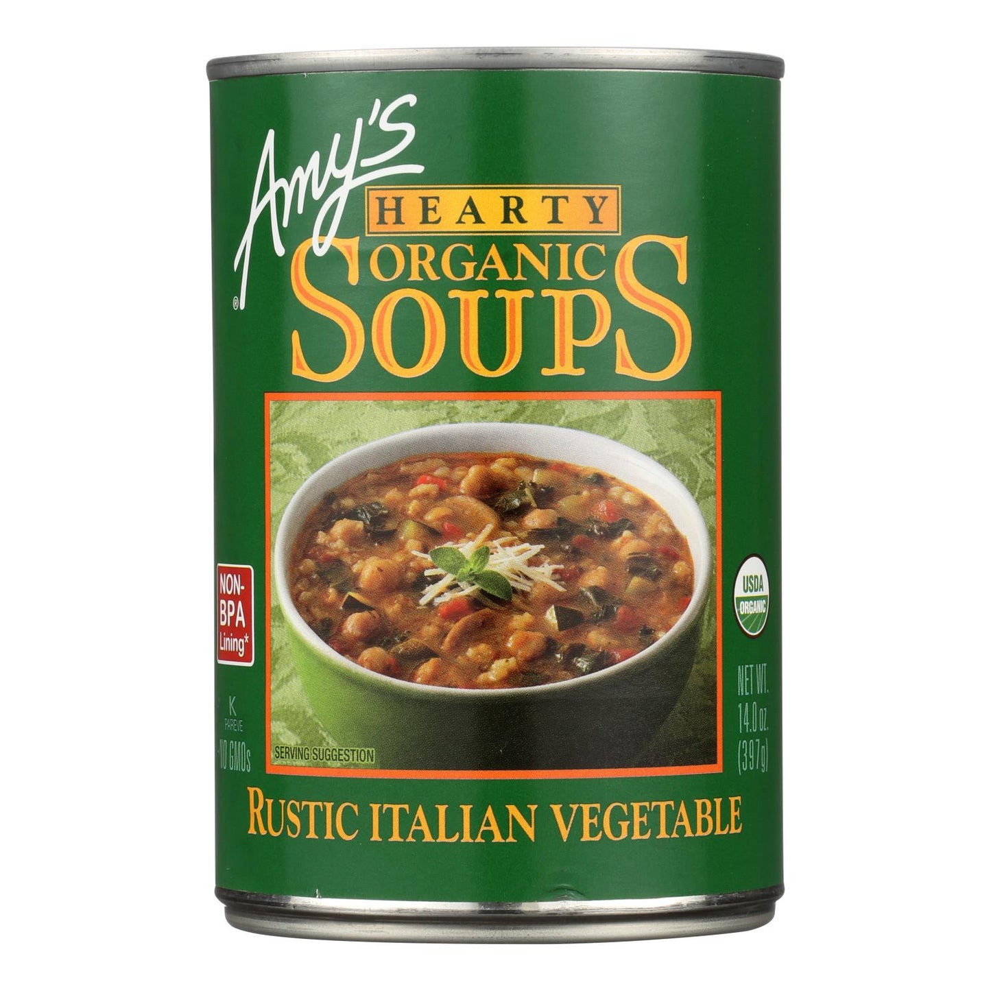Amys - Organic Soup - Vegetarian Hearty Italian - Case Of 12 - 14 Oz(D0102H5Kh56)