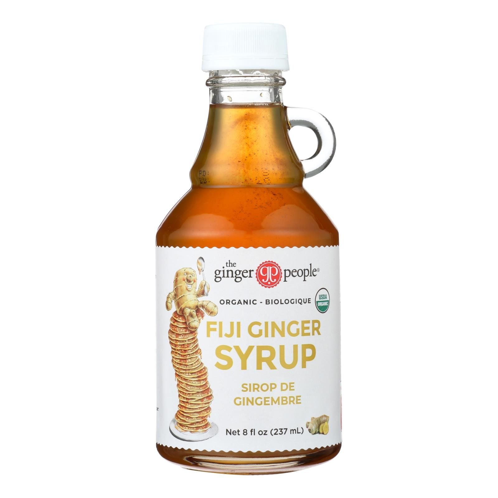 The ginger People Organic ginger Syrup - case Of 12 - 8 Fz(D0102H5NAJJ)