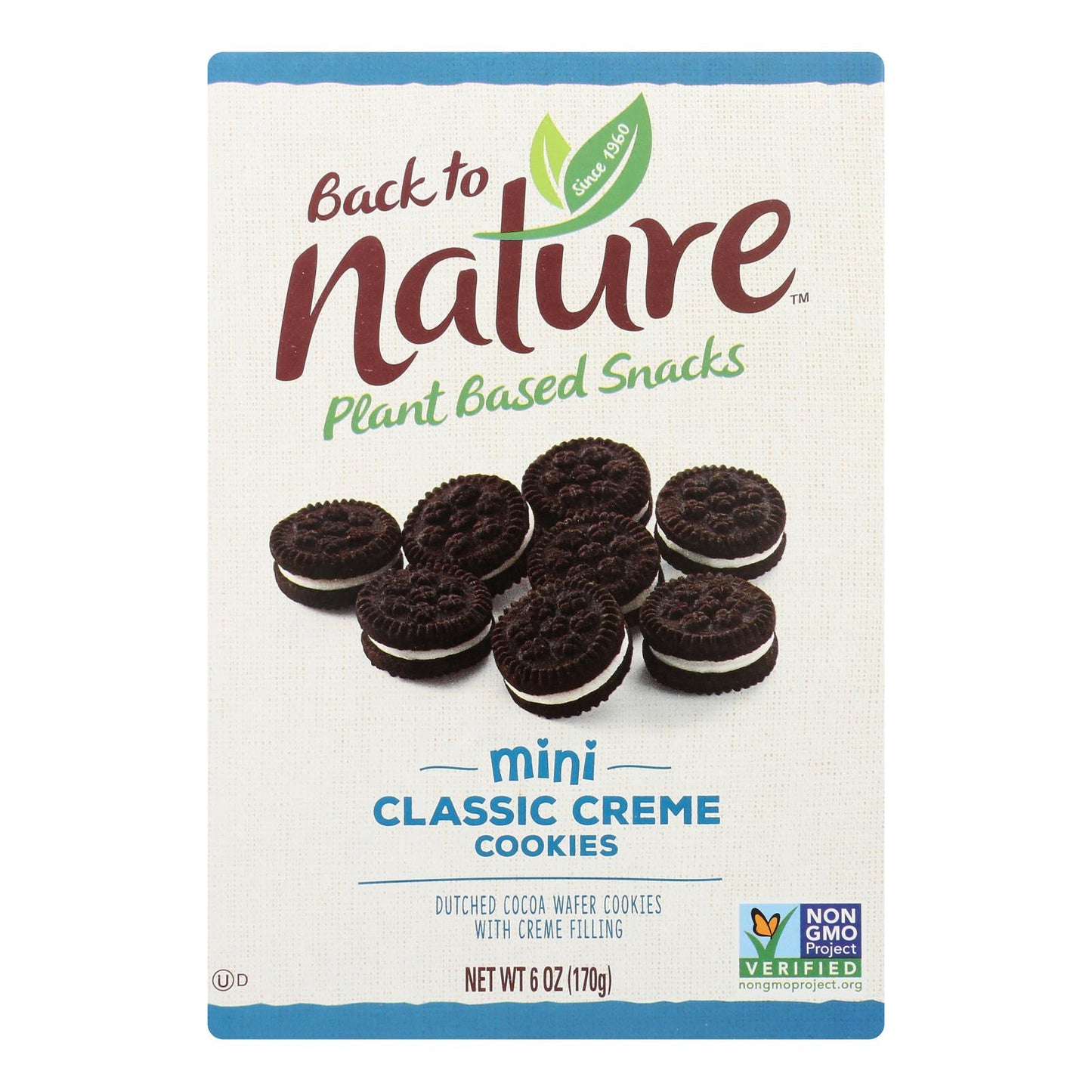 Back To Nature - Cookies Mini Clssc Cream - Case Of 6-6 Oz(D0102H5Nfl8)