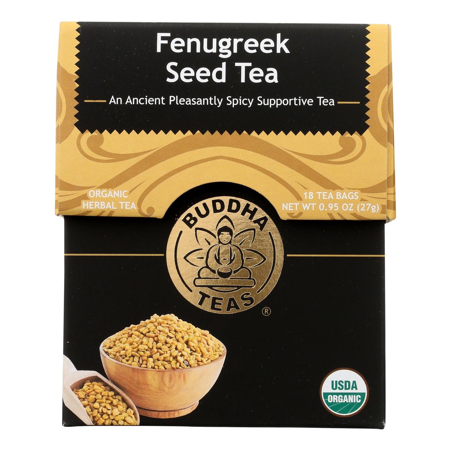 Buddha Teas - Organic Tea - Fenugreek - case Of 6 - 18 count(D0102H5NR4X)