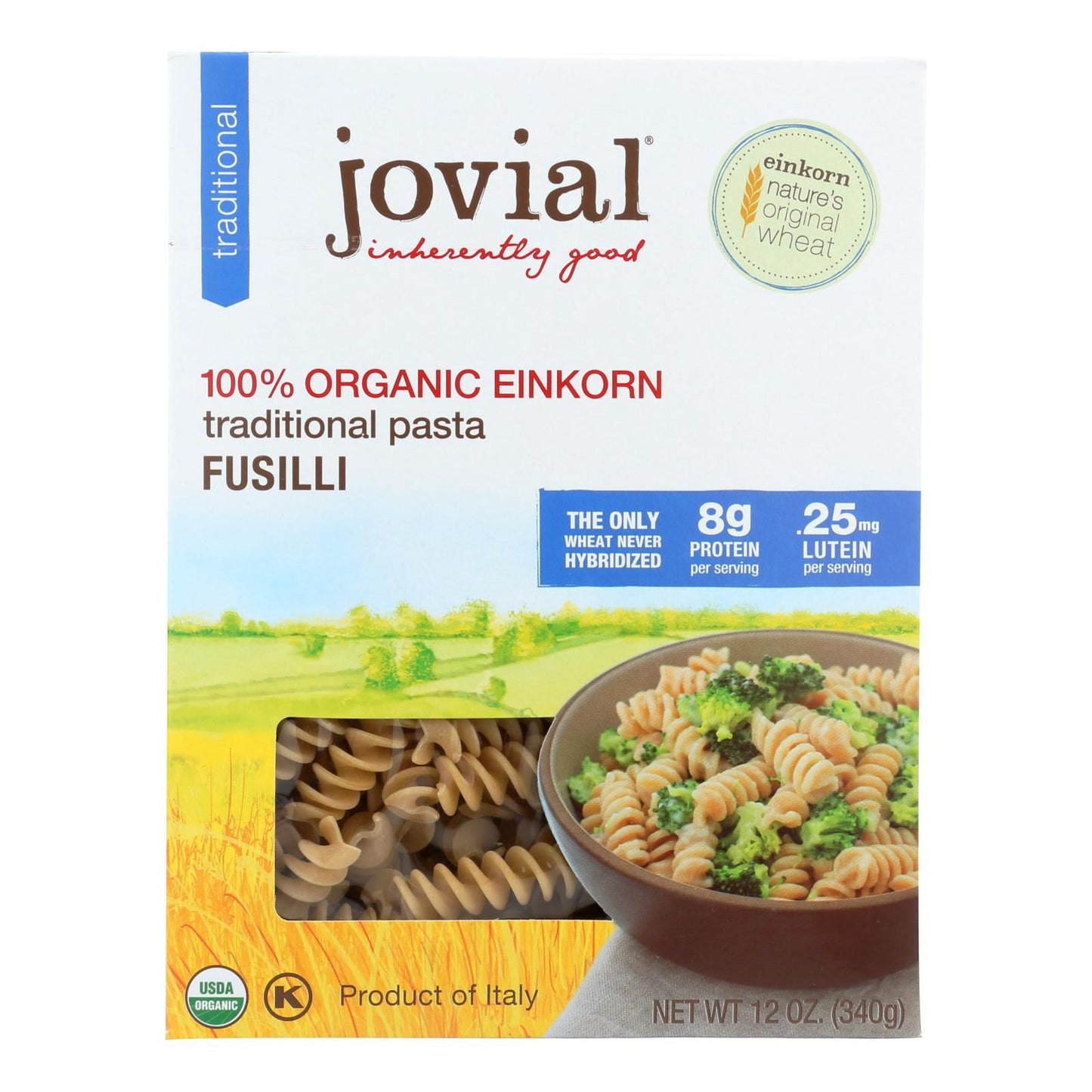 Jovial - gluten Free Brown Rice Pasta - Fusilli - case Of 12 - 12 Oz(D0102H5NREJ)